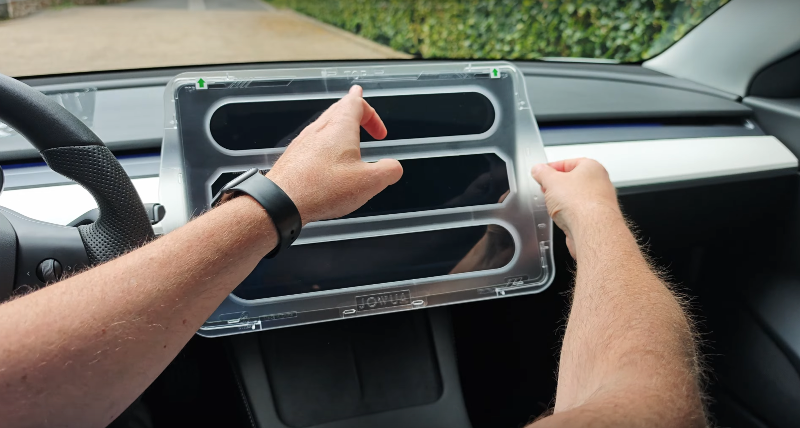 Protecteur D'Écran Verre Trempé Anti-Reflet Pour Tesla Model 3/Model Y (Écran 15")